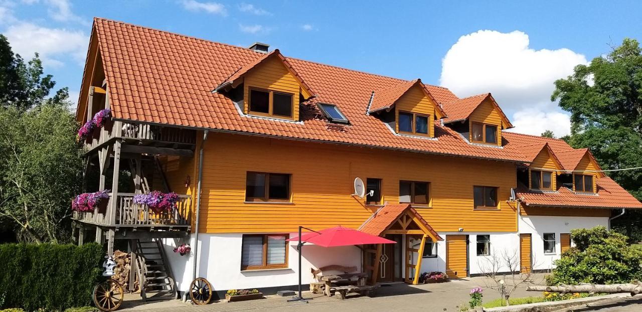 Ferienwohnung Betzemühle 1 Bauernhof Altenschlirf Exterior foto